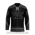Echl Kansas City Mavericks Personalized 2026-27 Blackout Lace-up Hockey Jersey