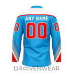 Echl Trenton Ironhawks Personalized 2026-27 Blue Lace Hockey Jersey