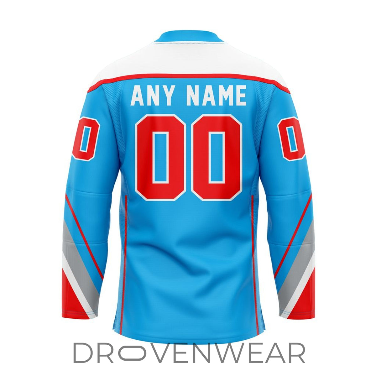 Echl Trenton Ironhawks Personalized 2026-27 Blue Lace Hockey Jersey