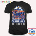 Edmonton Oilers 2024 Western Conference Finals Stanley Cup Champions 6 Time T Shirt