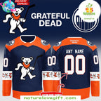 Edmonton Oilers Grateful Dead 2026 Hockey Jersey NHL