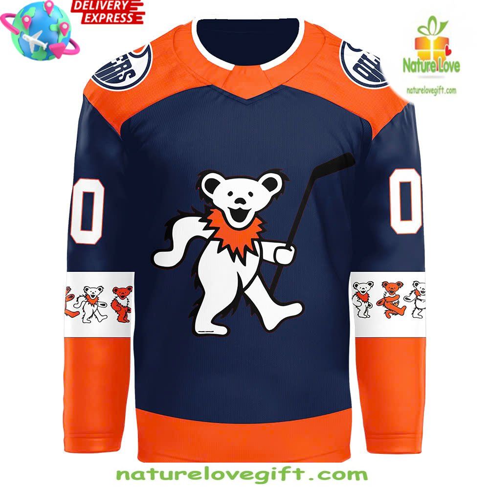 Edmonton Oilers Grateful Dead 2026 Hockey Jersey NHL