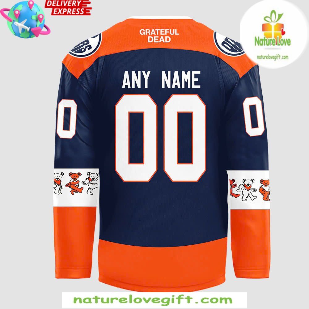 Edmonton Oilers Grateful Dead 2026 Hockey Jersey NHL