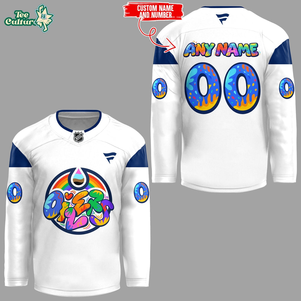 Edmonton Oilers Pride Celebration 2026 Custom Limited Edition Hockey Jersey