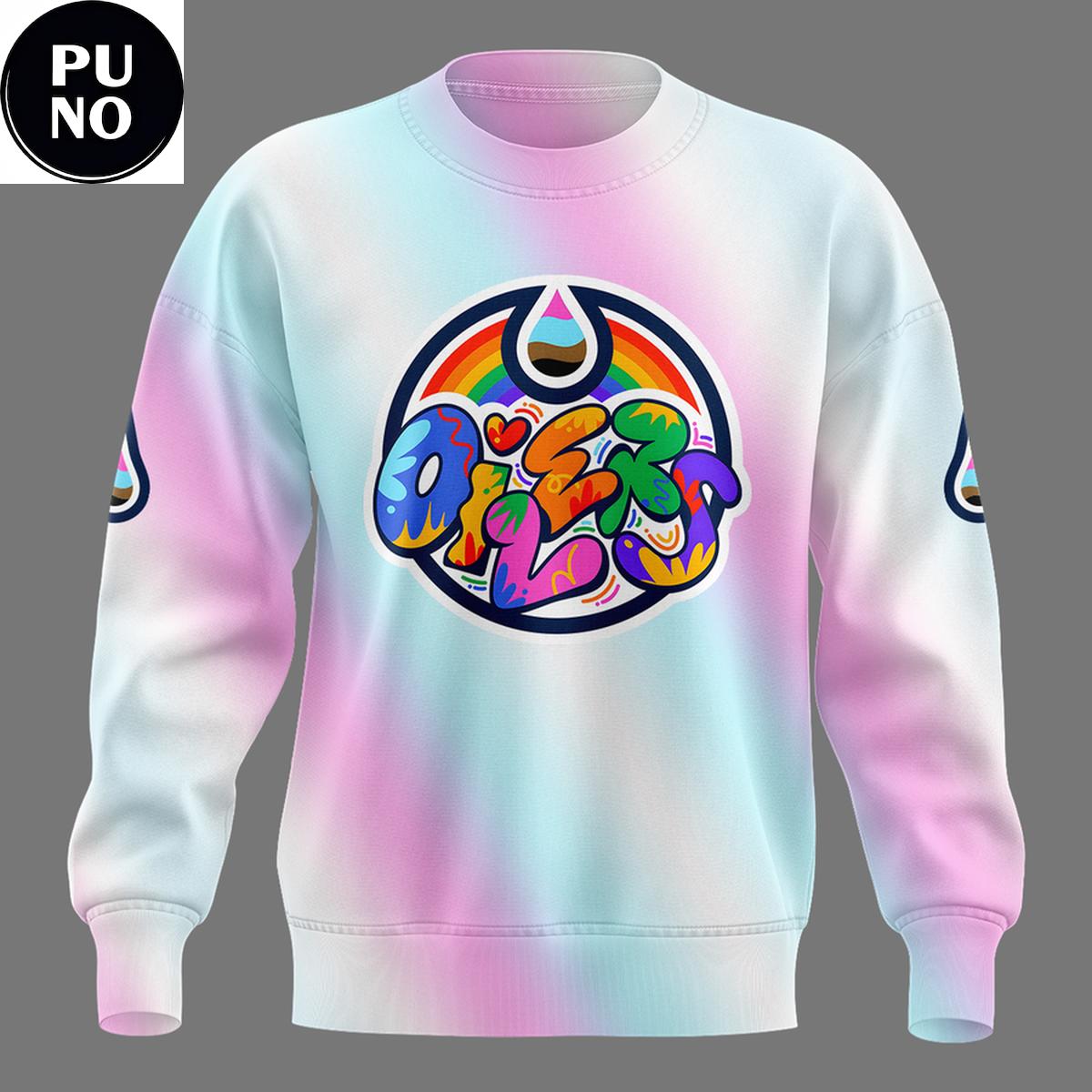 Edmonton Oilers Pride Night 2026 Hoodie T-Shirt