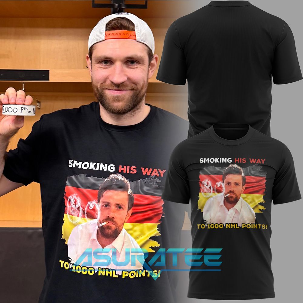 Edmonton Oilers Smoking His Way To 1000 NHL Points Shirt