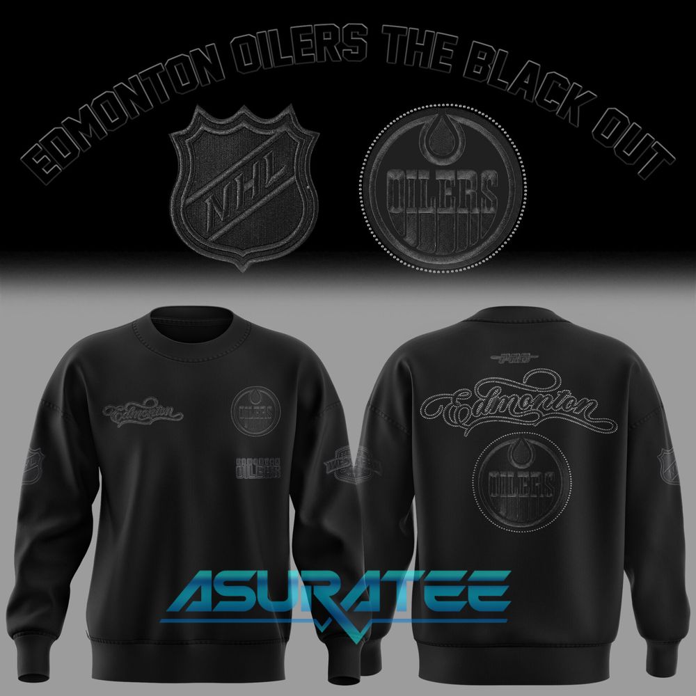 Edmonton Oilers The Black Out Limited Edition Sweatshirt 2026
