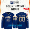 Edmonton Oilers x Fourth Wing Night 2026 Hockey Jersey