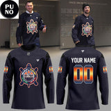 Edmonton Oilers x Indigenous Celebration Night 2026 Turtle Island Logo Personalized Hockey Jersey
