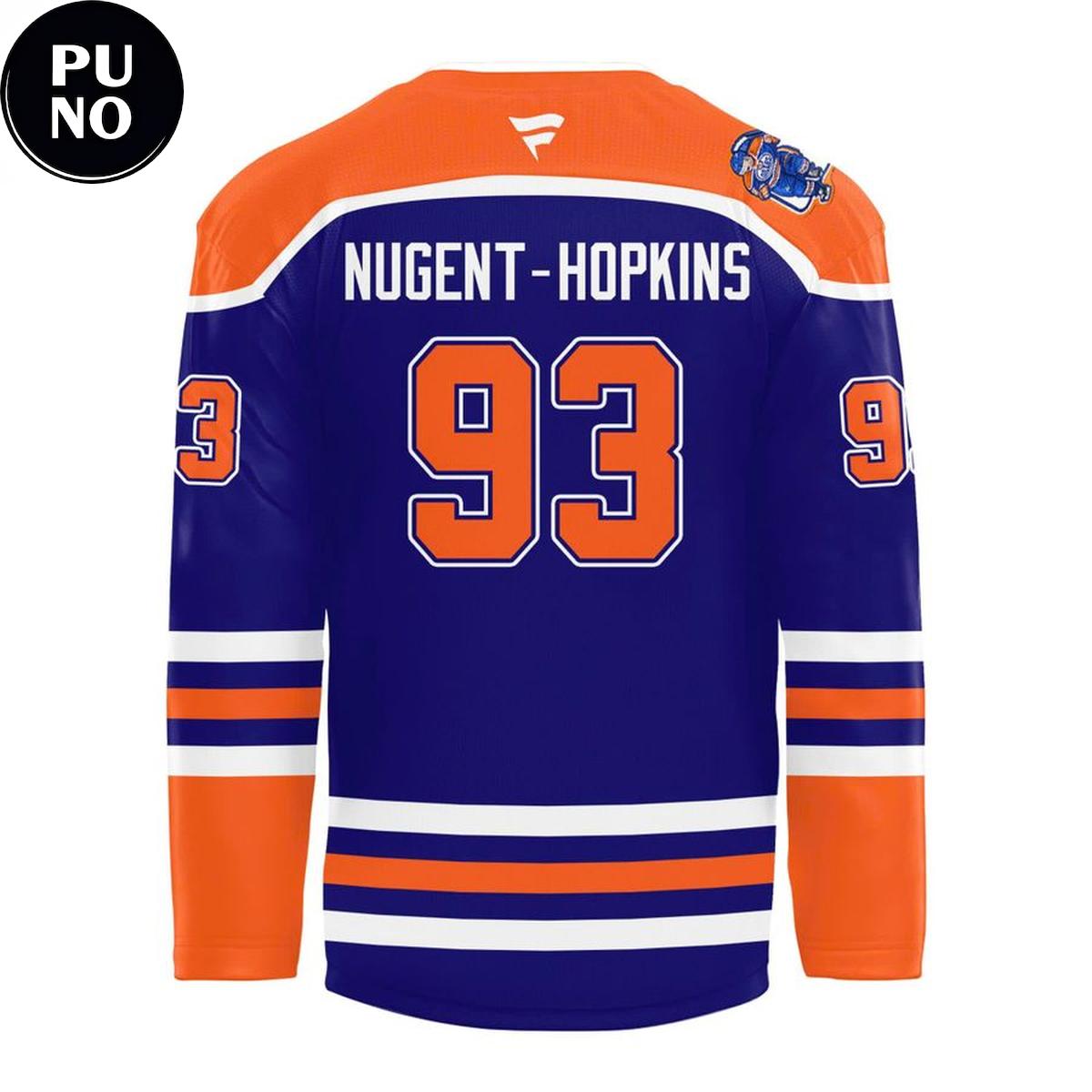 Edmonton Oilers x Ryan Nugent-Hopkins 1000th Games Hockey Jersey