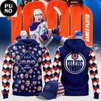 Edmonton Oilers x Ryan Nugent-Hopkins 1000th Games Hoodie Shirt