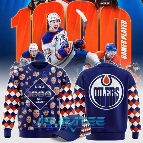 Edmonton Oilers x Ryan Nugent-Hopkins 1000th NHL Sweatshirt