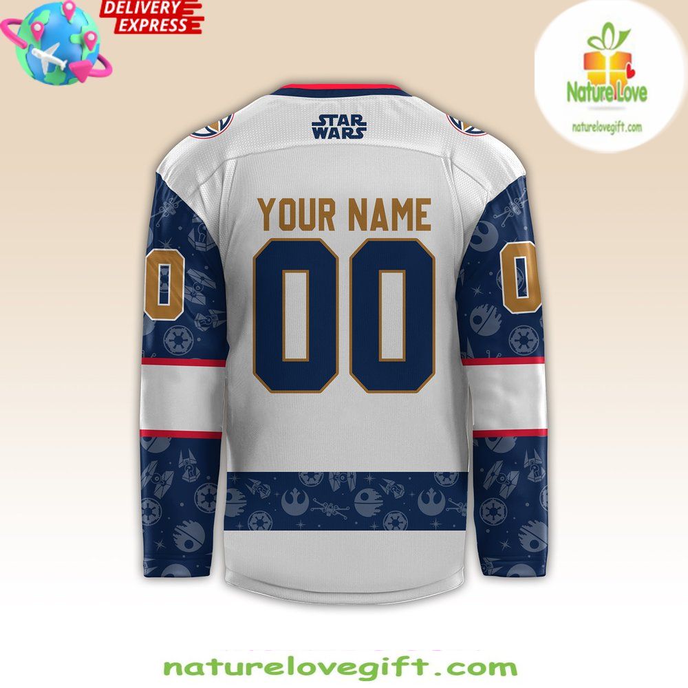 Edmonton Oilers Star Wars Night 2026 Hockey Jersey Custom