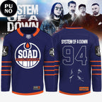 Edmonton Oilers x System of a Down EU/UK Stadium Tour 2026 Personalized Hockey Jersey