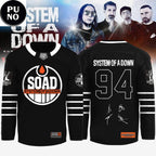 Edmonton Oilers x System of a Down EU/UK Stadium Tour 2026 Personalized Hockey Jersey