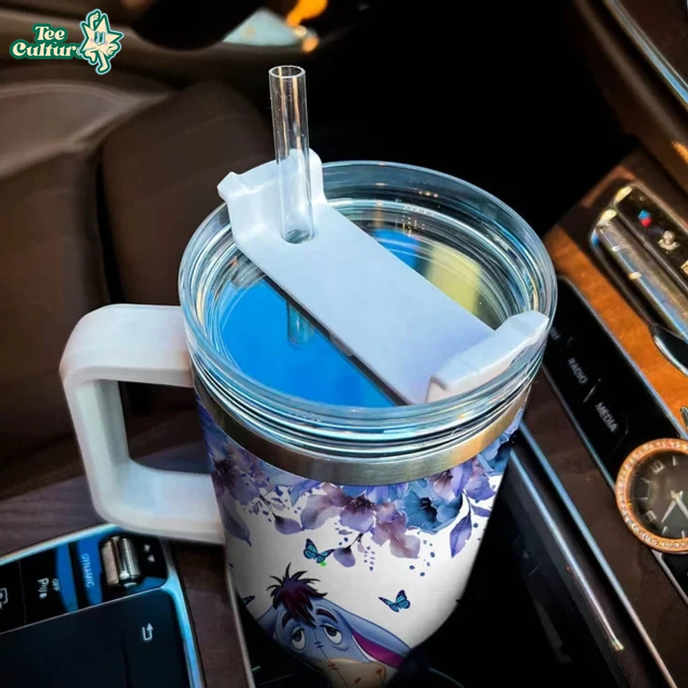 Eeyore Winnie the Pooh My Eyes Are Open But My Mind Is Asleep- Tumbler 40OZ