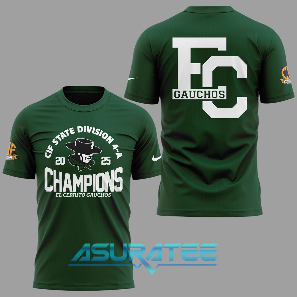El Cerrito Gauchos CIF State Division 4-A Champions Shirt