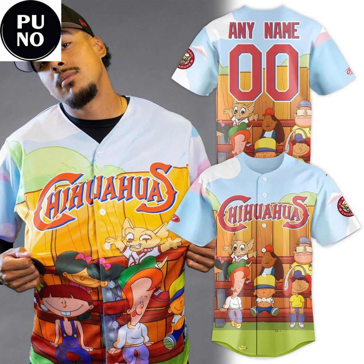 El Paso Chihuahuas Backyard 2026 Personalized Baseball Jersey