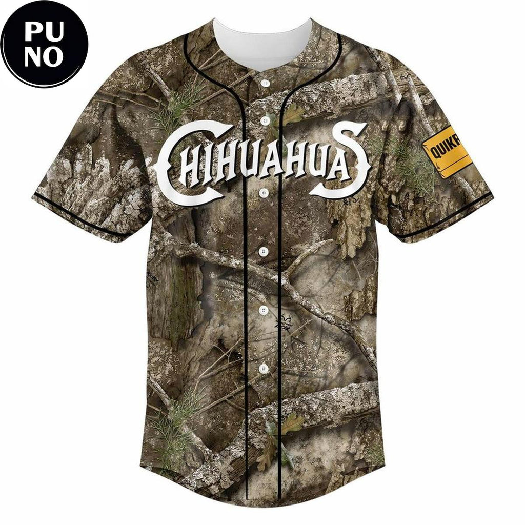 El Paso Chihuahuas Hunting and Fishing Night 2026 Personalized Baseball Jersey