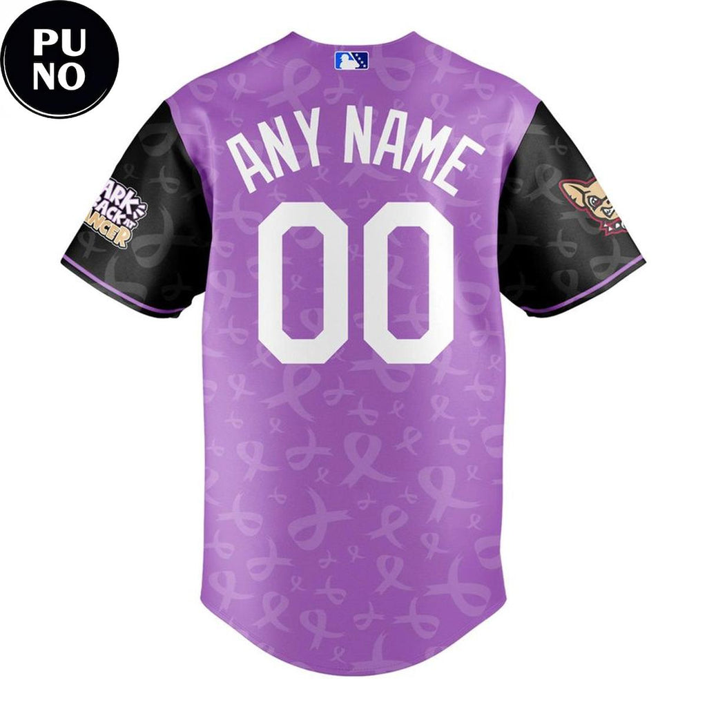 El Paso Chihuahuas x Bark Back at Cancer 2026 Personalized Baseball Jersey
