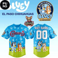 El Paso Chihuahuas x Bluey 2026 Personalized Baseball Jersey