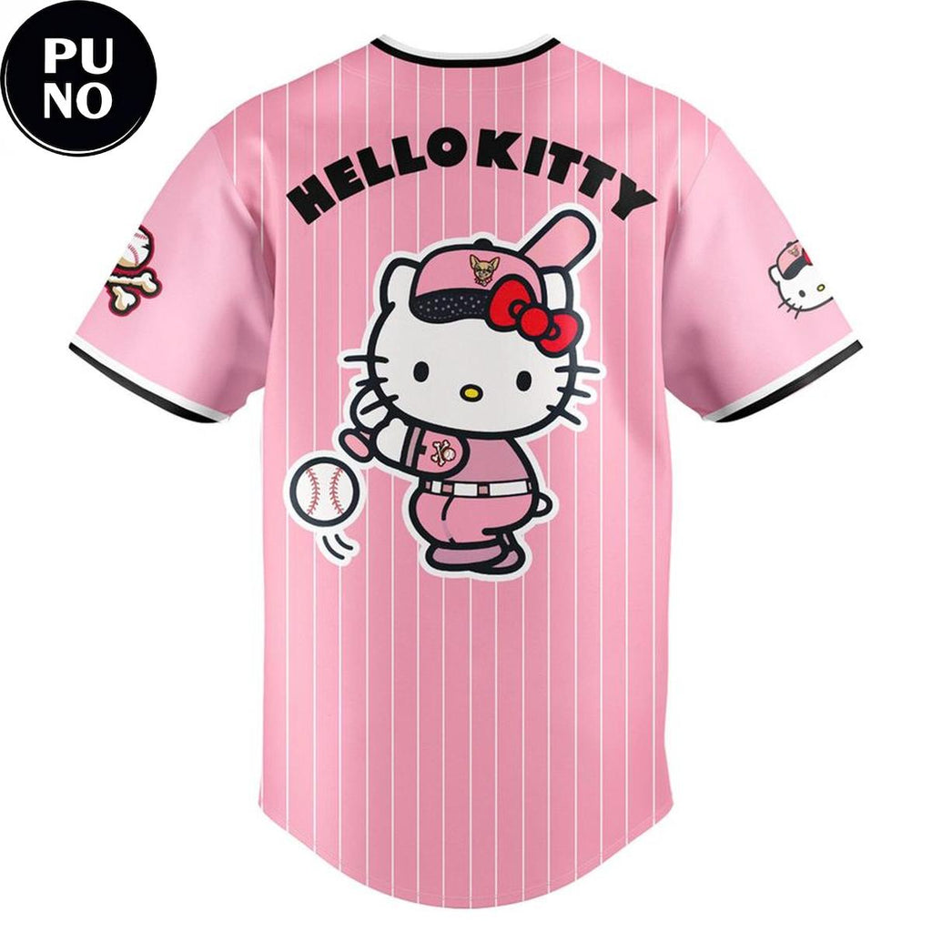 El Paso Chihuahuas x Hello Kitty Pink Night 2026 Baseball Jersey