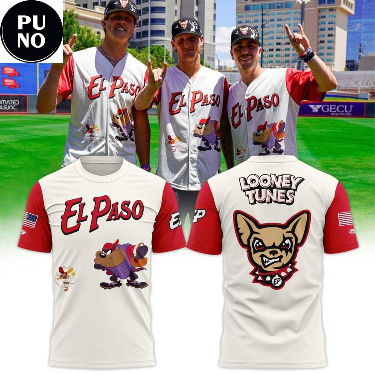 El Paso Chihuahuas x Looney Tunes Night 2026 Hoodie T-Shirt