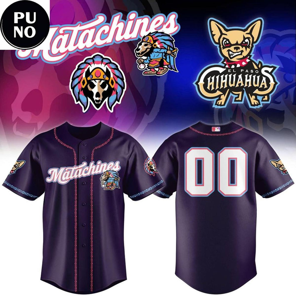 El Paso Chihuahuas x Matachines 2026 Personalized Baseball Jersey