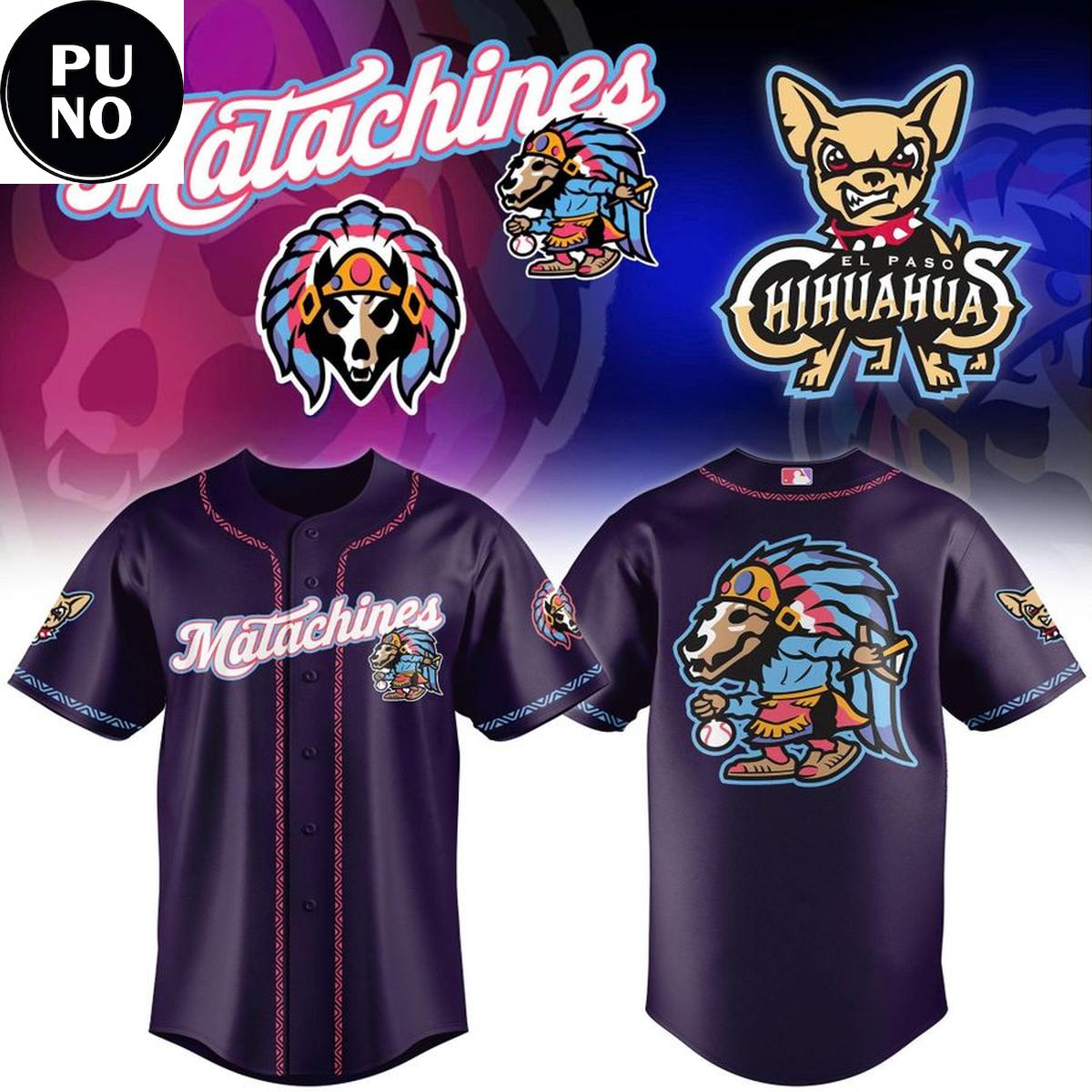 El Paso Chihuahuas x Matachines 2026 Personalized Baseball Jersey