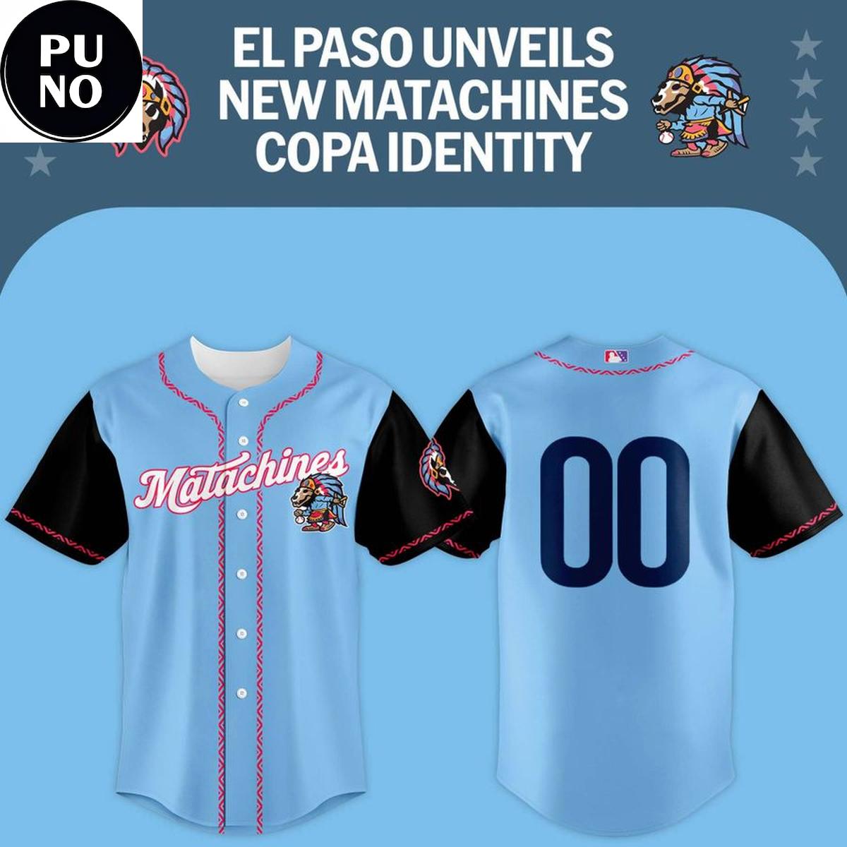 El Paso Matachines Copa Identity 2026 Personalized Baseball Jersey