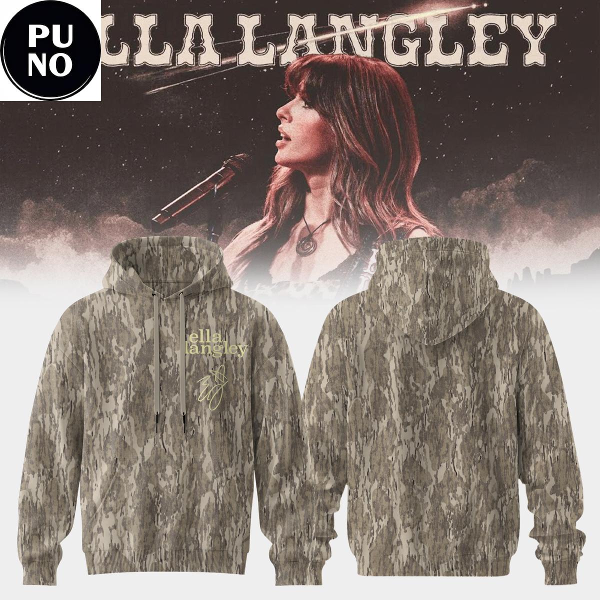 Ella Langley The Dandelion Tour 2026 Mossy Oak Camo Hoodie