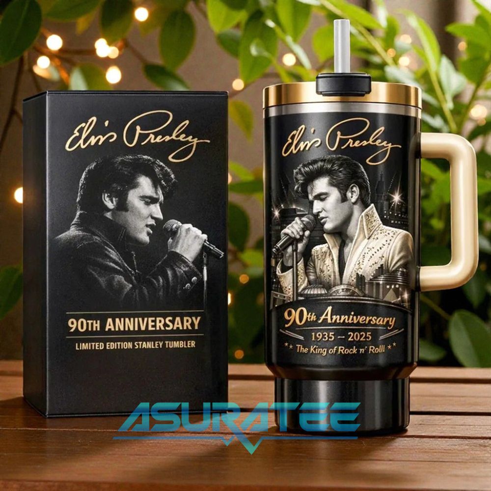 Elvis Presley 90th Anniversary Limited Edition Stanley Tumbler