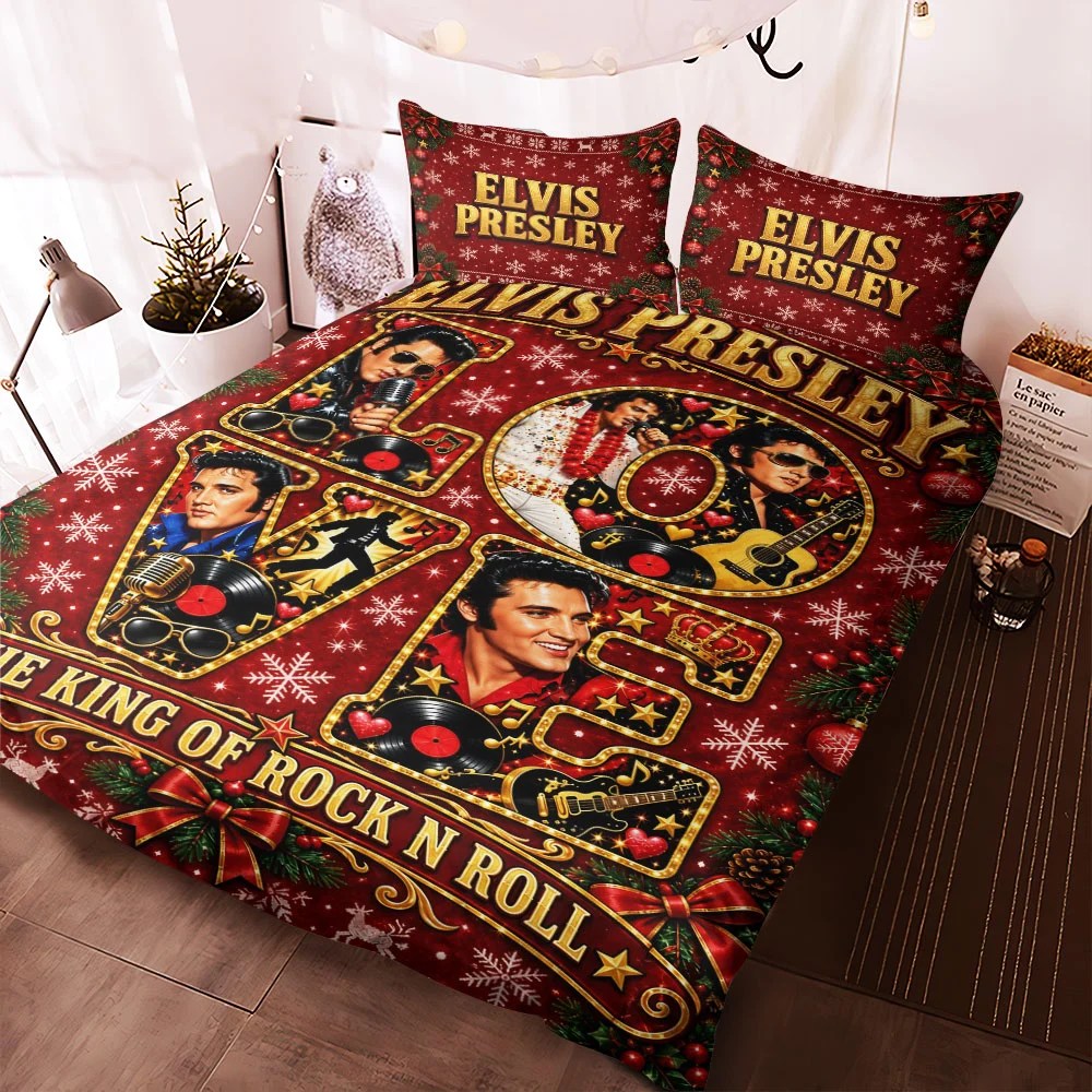 Elvis Presley 3-Piece Duvet Bedding Set – TMTHU10245
