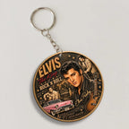 Elvis Presley Custom Shape 2-sided Keychain – MAITM15472
