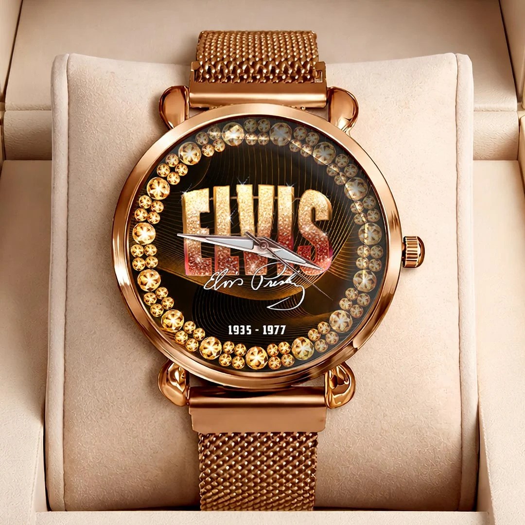 Elvis Presley Mesh Strap Quartz Watch – HOATT26907