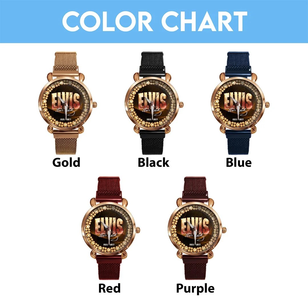 Elvis Presley Mesh Strap Quartz Watch – HOATT26907