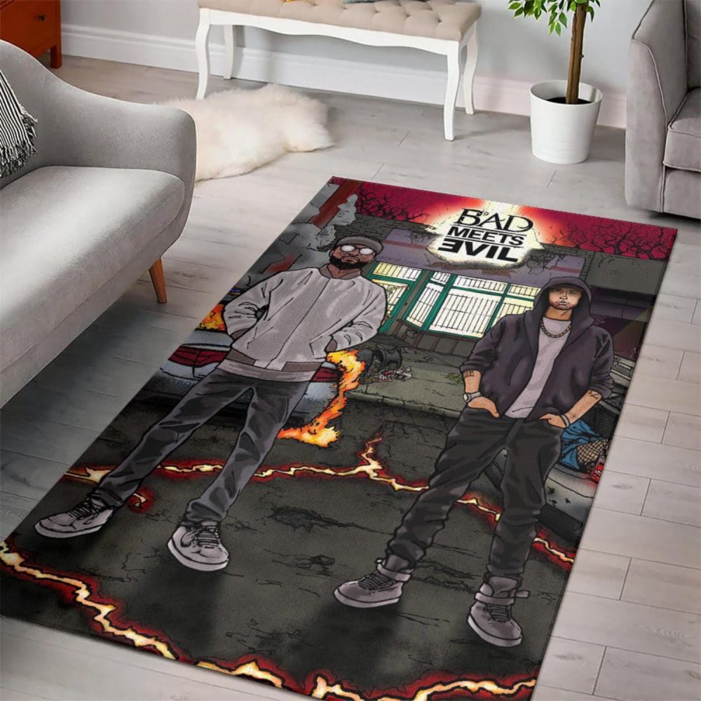 Eminem & Royce Da 59 Bad Meets Evil Album Rug