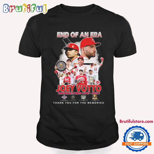 End Of An Era Joey Votto Cincinnati Reds Baseball T Shirt