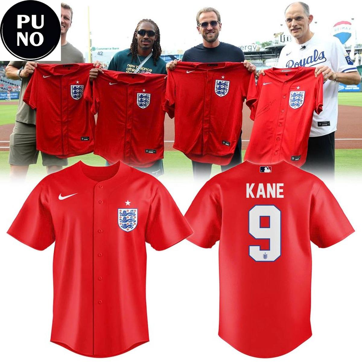 England National Football Team 2026 Personalized Baseball Jersey