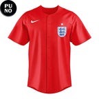 England National Football Team 2026 Personalized Baseball Jersey