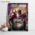 Epic Tour Of Anthrax With Kreator With Very Special Guest Testament Wall Art Poster Canvas