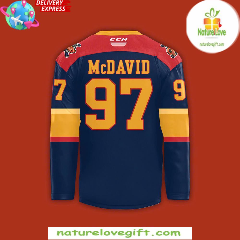 Connor McDavid Erie Otters Hockey Jersey Special Edition