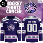 Erie Otters Hockey Fights Cancer 2026 Personalized Hockey Jersey