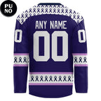 Erie Otters Hockey Fights Cancer 2026 Personalized Hockey Jersey