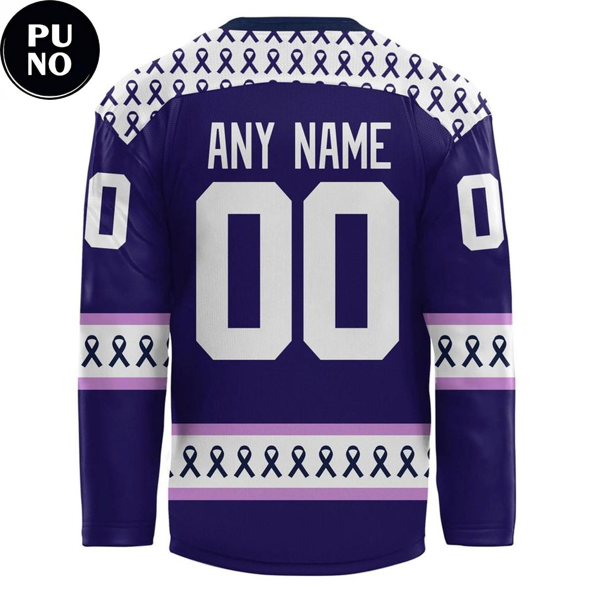 Erie Otters Hockey Fights Cancer 2026 Personalized Hockey Jersey