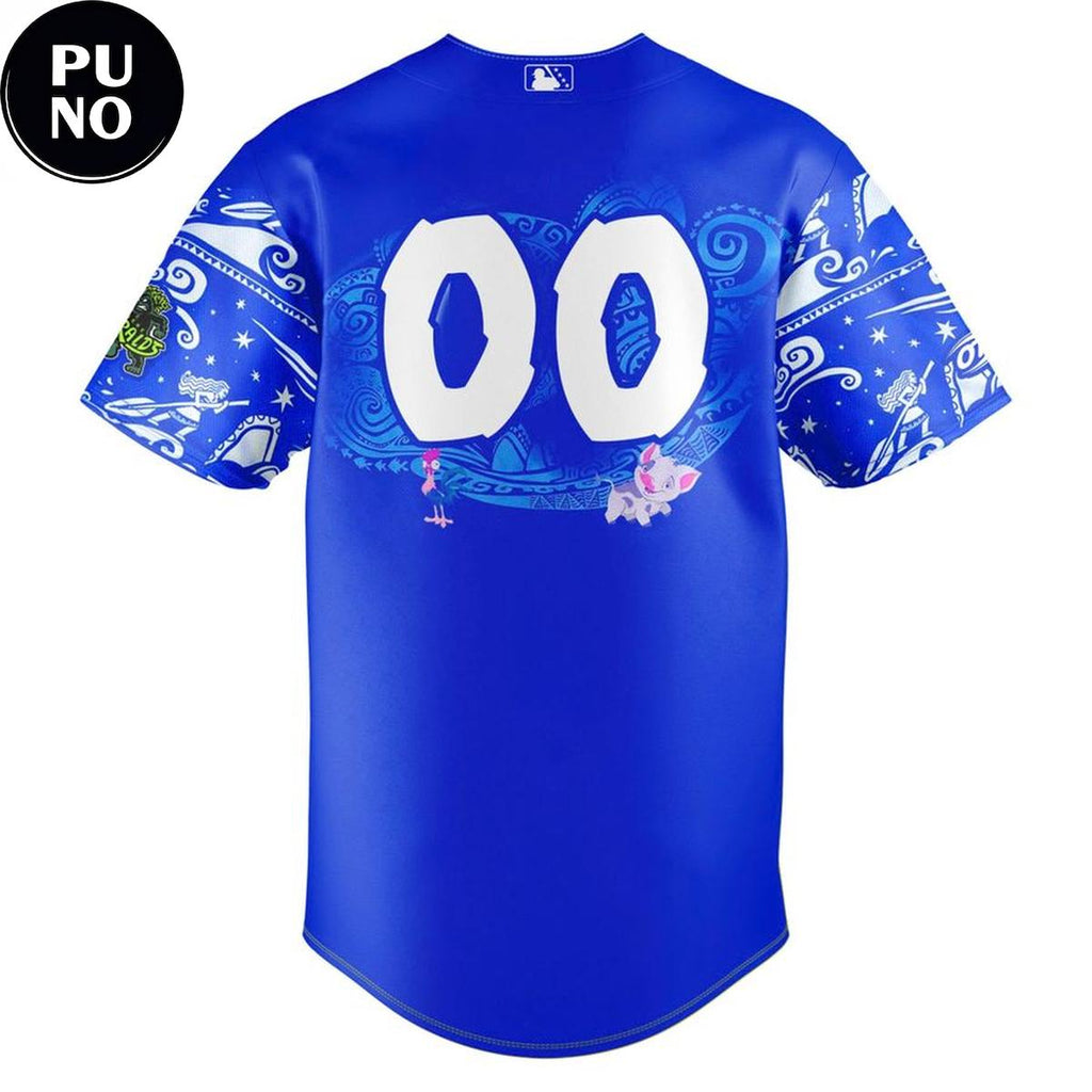 Eugene Emeralds x Moana Night 2026 Personalized Baseball Jersey