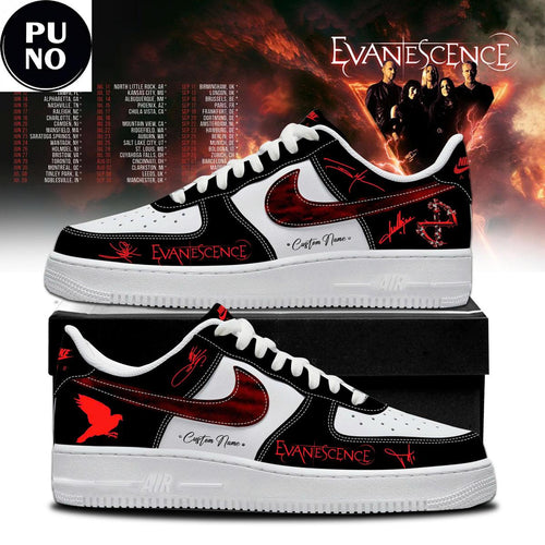 Evanescence World Tour 2026 Sanctuary Custom Name Air Force 1 Shoes