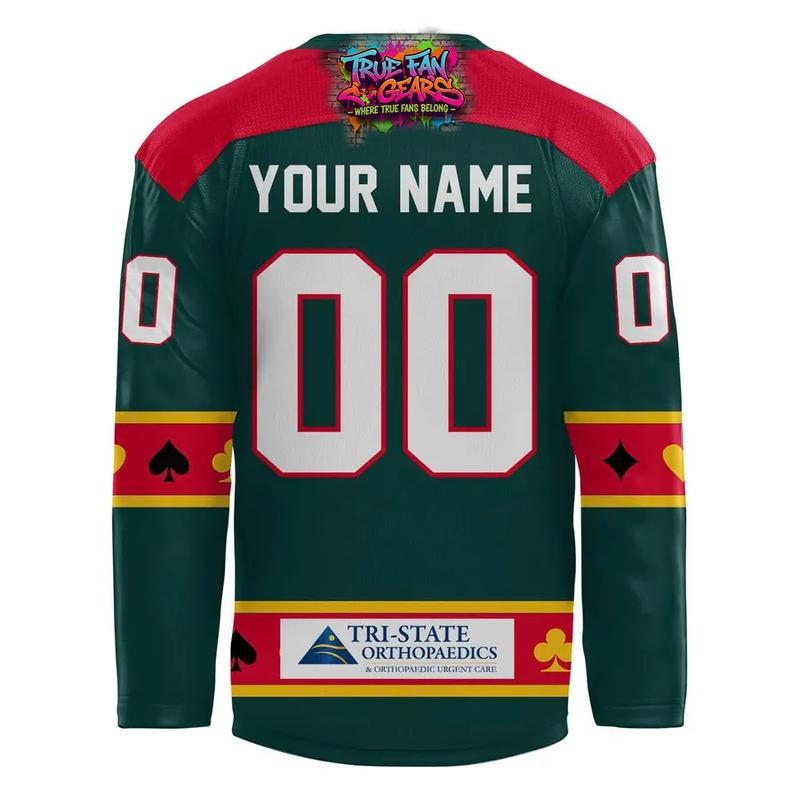 Evansville Thunderbolts Ohio Valley Riverjacks 2026 Hockey Jersey