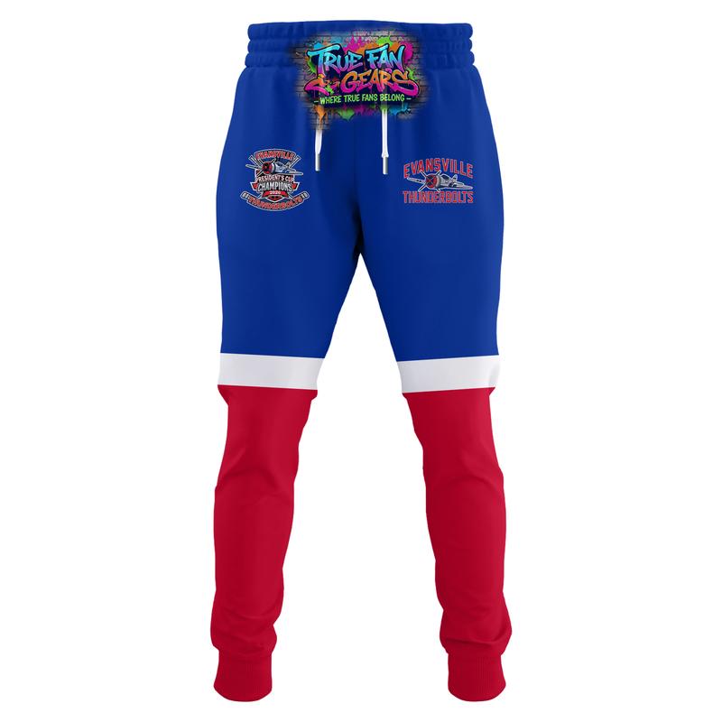Evansville Thunderbolts SPHL Presidents Cup Champions 2026 Hoodie