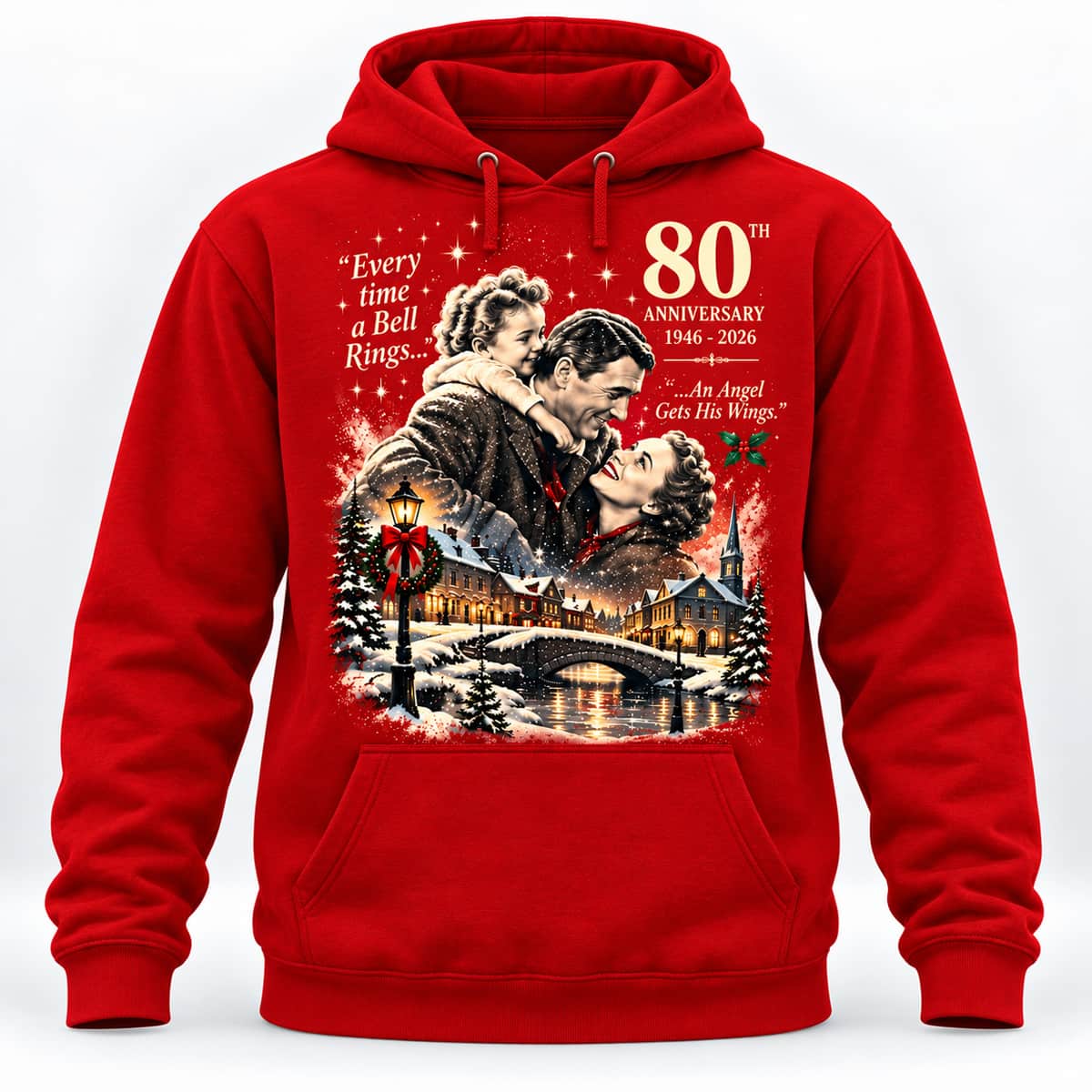 Everytime A Bell Rings An Angel Gets His Wings 80th Anniversary Shirt